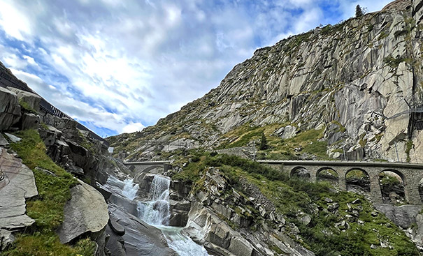 Чёртов мост в Швейцарии Андерматт